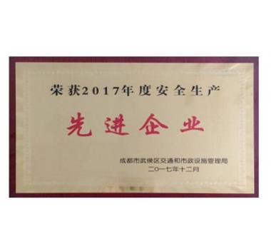 2017年度安全生產(chǎn)先進企業(yè)